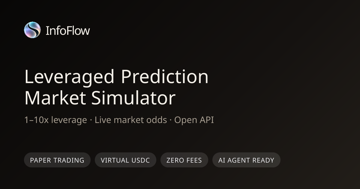 InfoFlow – Leveraged Prediction Market | Trade, Leverage & Lend